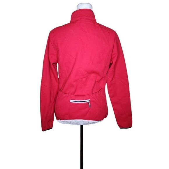 De Marchi Cycling Jacket Pockets Womens Size M Red Full Zip - Picture 7 of 9